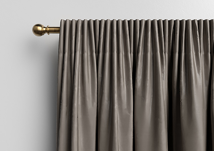 Akoya Faux Silk, Lustre Gunmetal Grey - Made to Measure Curtain - Image 10